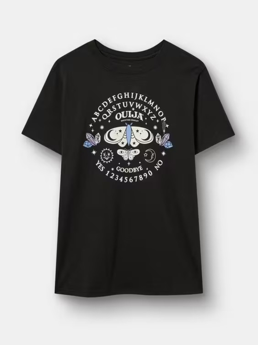 NWT TORRID size 0x (L/12) Black Ouija Graphic Tee